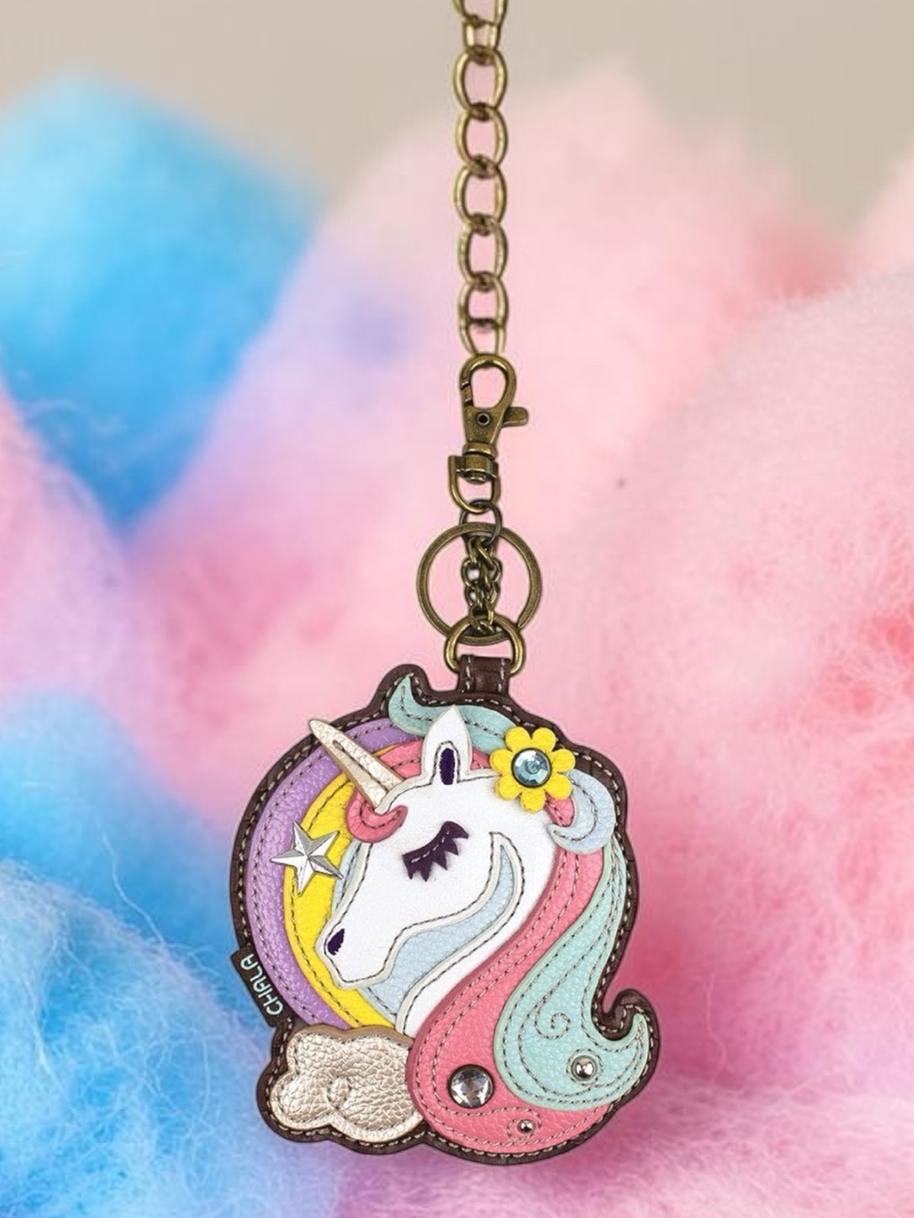 Chala unicorn coin pouch bag charm keychain NWT - Picture 11 of 12